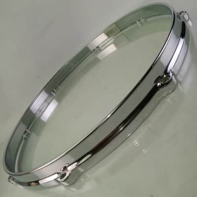 Cannon 14"Die-Cast 8-Lug Floor Tom/Snare Drum Batter Rim/Hoop Chrome 14B8DC image 4