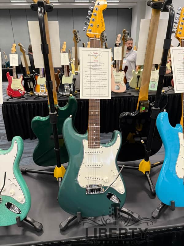 Fender Custom Shop Custom Deluxe Strat - Nos - Sherwood Green Metallic - Namm Limited Edition Custom Built PRE ORDER image 1