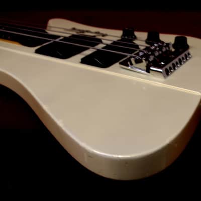 Hagstrom Ultra Swede 1982 White Pearlescent. Prototype.. Only 12 made. VERY RARE. & COLLECTIBLE. image 13