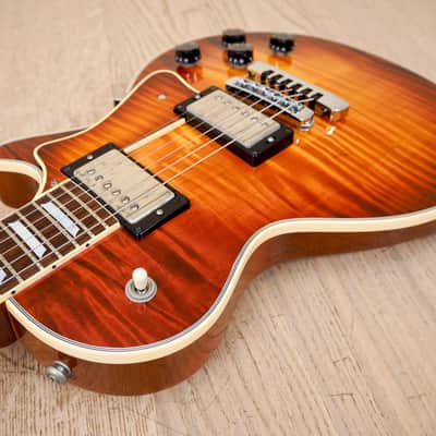 1996 Heritage H-150 Deluxe LP Electric Guitar Almond Sunburst ALM SB Kalamazoo USA w/ Case image 10