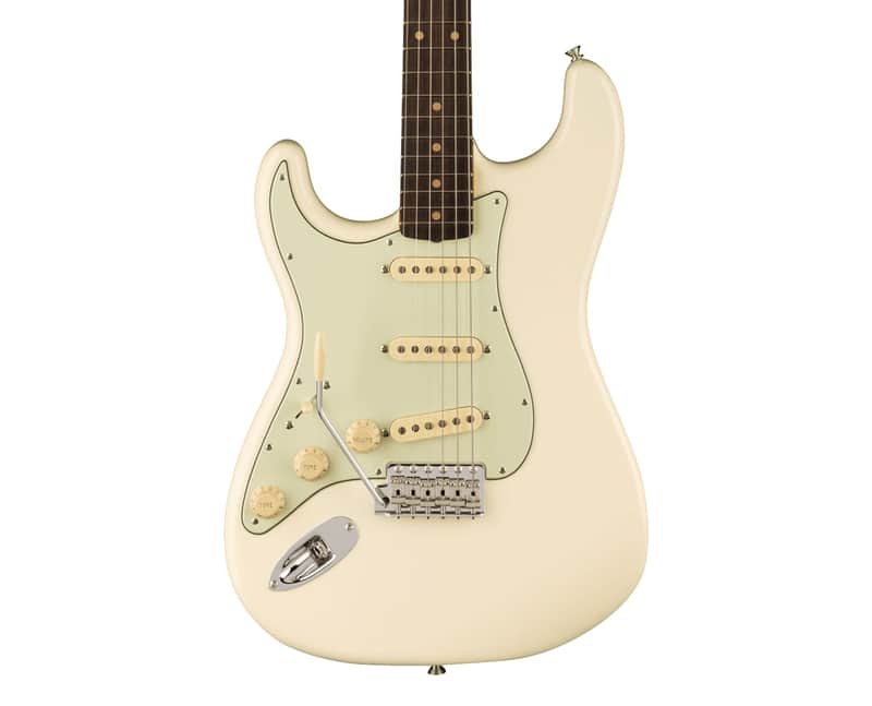 Fender American Vintage II 1961 Stratocaster LH - Olympic White w/ Rosewood FB image 1