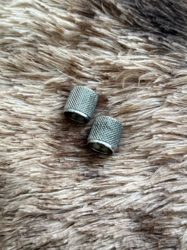 1960s Fender Telecaster Original Vintage Flat Top Knurled 2 Knobs Set image 1