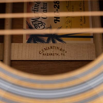 Martin O'ahu HG-28 Limited Edition Grand Auditorium Acoustic Guitar, Solid Spruce Top image 4