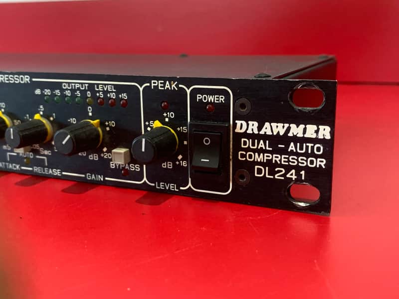 Compressor with TRS Connectors For Guitar / Bass Rack Or Studio Drawmer DL241 image 1