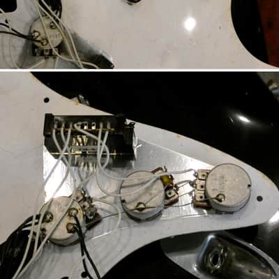 FENDER Stratocaster ST'57-Left Hand 1989 - Black - Japan Import image 11