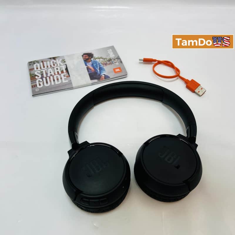 JBL Tune 520BT, Wireless on-ear headphones with JBL Pure Bass sound image 1