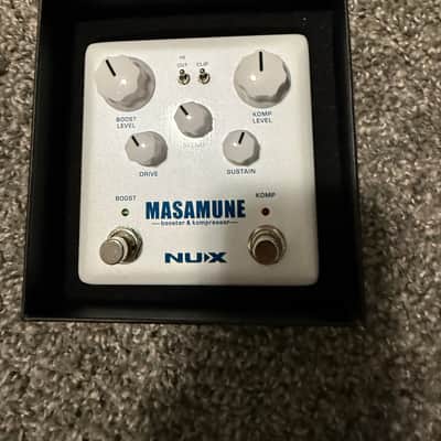 NuX NBK-5 Masamune Booster and Kompressor 2010s - White image 1