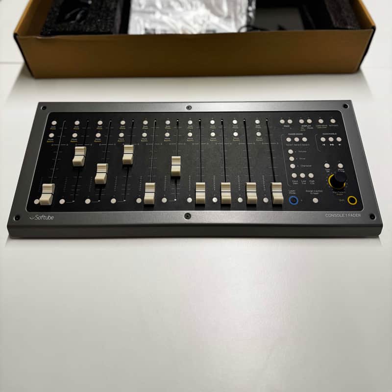 2019 Softube Console 1 Fader USB DAW Control Surface Gray
