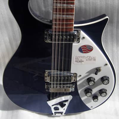 Rickenbacker 620/12 Midnight Blue Deluxe, 12 String, 21 fret, 2 pickups, wired for stereo 620/12 MID image 22