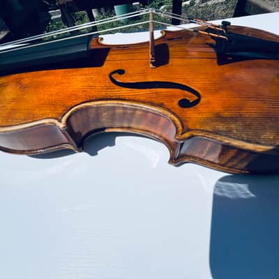 Fine Italian Labeled Violin Attributed to Oreste Candi No.124 L'Anno 1938 image 19