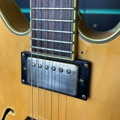 Epiphone Sheraton Natural 1996 Semi-Hollow Electric Guitar image 7