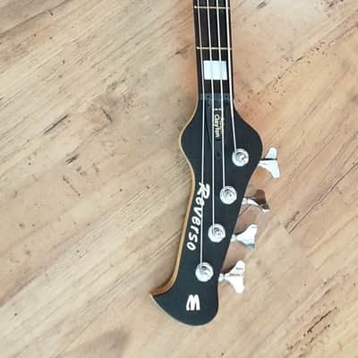 Warwick Reverse Artist Series Adam Clayton Signature 4-String Bass with Rosewood Fretboard 2010s - Gold image 6