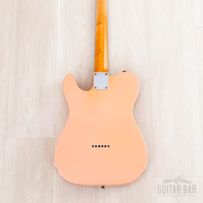 1960 Fender Telecaster Pre-CBS Vintage Guitar Slab Board Tahitian Coral w/ Case image 3