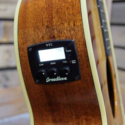 Used Breedlove Pursuit SB Parlor Acoustic/Electric Guitar with Gigbag image 10