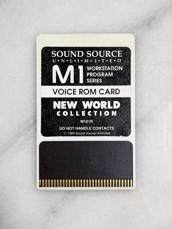 Korg M1 Sound Source Unlimited New World Collection ROM Memory Card image 1