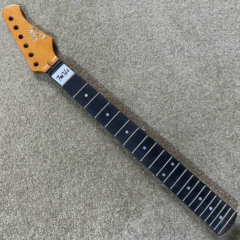 Maple Wood Guitar Strat Style Neck and Rosewood Fretboard 22 Frets image 1