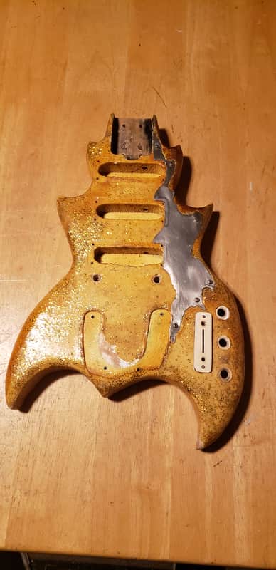 Highly modified Vox Mark VI Teardrop body 1960's image 1