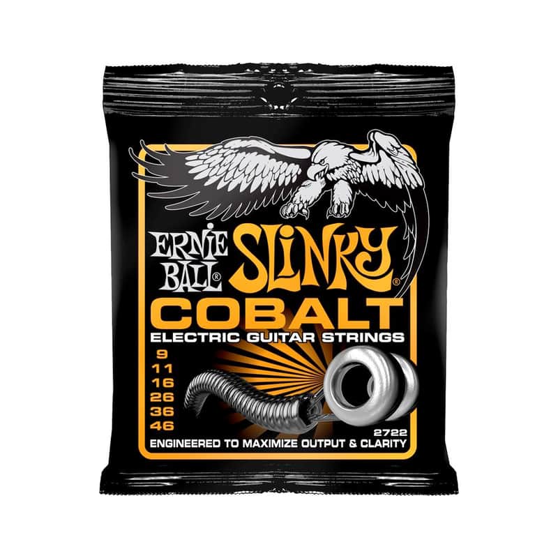 Ernie Ball 2722 Cobalt Hybrid Slinky Electric Guitar Strings 9-46 image 1