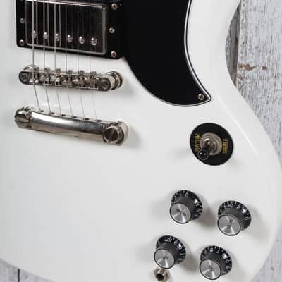 Epiphone 2019 SG G-400 PRO Electric Guitar Alpine White Finish with Gig Bag image 5