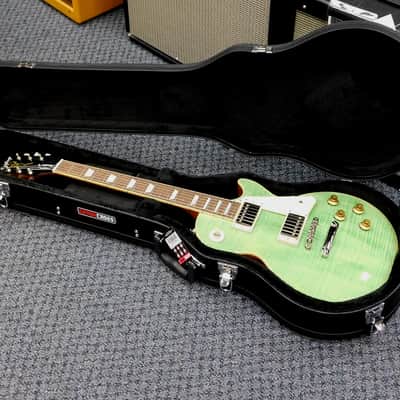 2024 Epiphone Les Paul Standard '50s Figured Electric Guitar w/ Case! Seafoam Green! VERY NICE!!! image 1