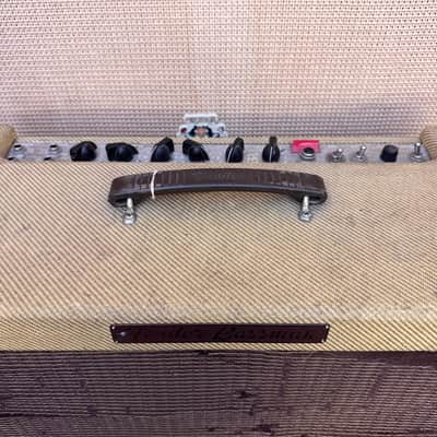 Vintage 1991 Fender Bassman 5F6-A 4x10 Tweed RI Valve Amplifier *Ex Eric Clapton* image 5
