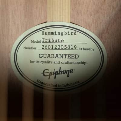 Epiphone Hummingbird Tribute Acoustic Guitar - Heritage Cherry Sunburst image 16