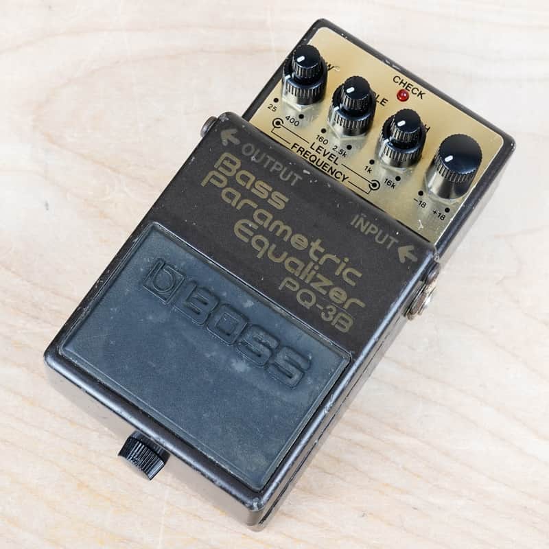 Boss PQ-3B Bass Parametric Equalizer (Silver Label) 1990s Brown image 1