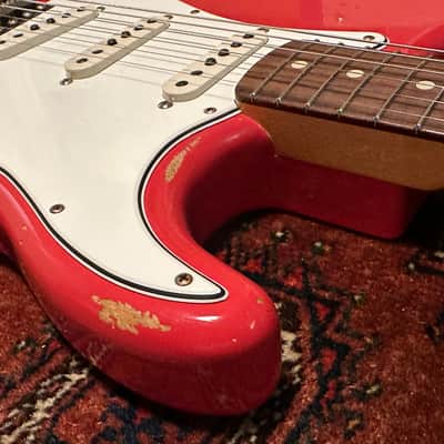 Fender Custom Shop '60 Reissue Relic Stratocaster 2022 Fiesta Red image 5