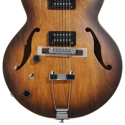 Ibanez Artcore AF55  Left-handed Hollowbody Electric Guitar - Tobacco Fade image 2