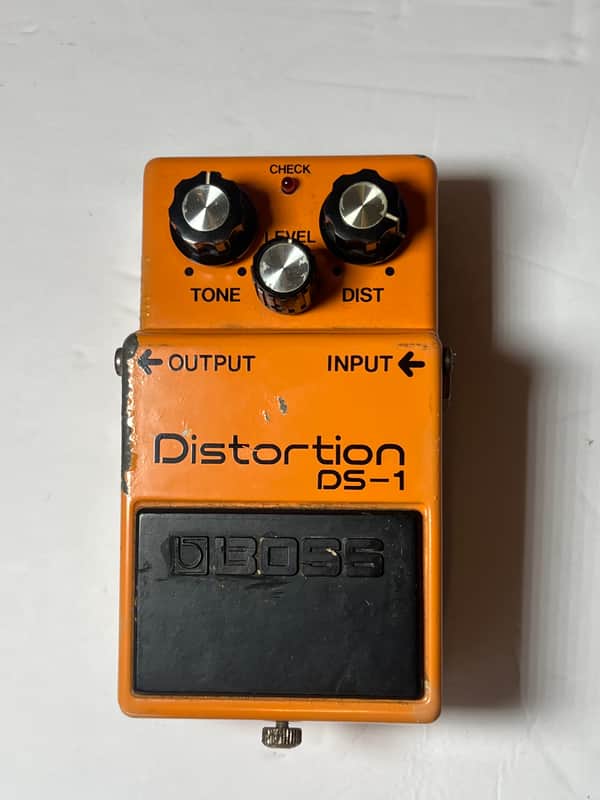 Boss DS-1 Distortion (Black Label, Long Dash) 1978 - 1982 - Orange image 1