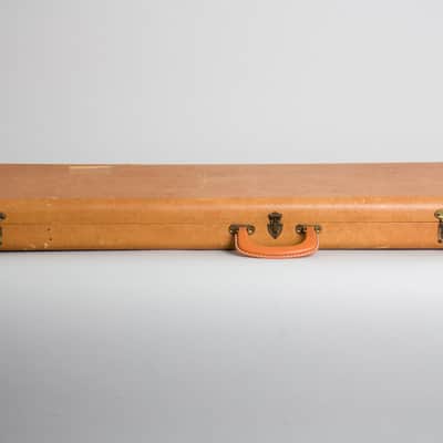 Fender  Duo-Sonic Solid Body Electric Guitar (1963), ser. #83001, original brown hard shell case. image 11