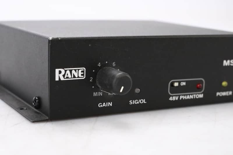 4 Rane MS 1b Microphone Mic Preamp Preamplifier w/ 2 Rack Shelves
