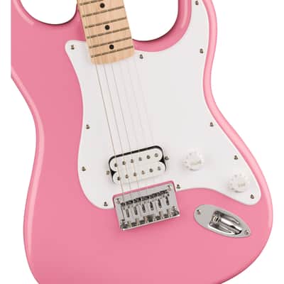 Squier Sonic Stratocaster HT H MN Flash Pink - Electric Guitar image 3