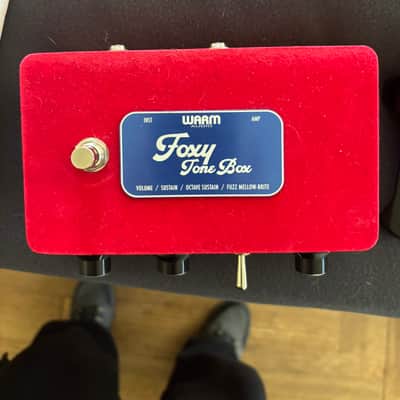 Warm Audio Foxy Tone Box Octave Fuzz Guitar Effects Pedal Limited Edition Red image 1
