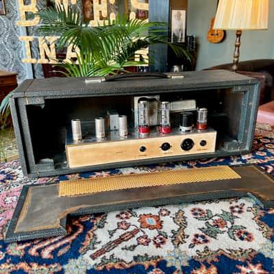 1965 Marshall JTM45 MkII Lead White Panel 50W Plexi image 9