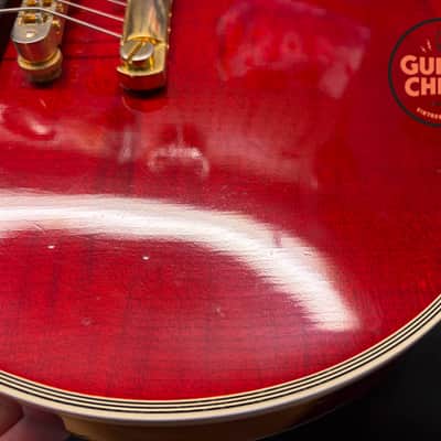 2015 Gibson Custom Shop Les Paul Custom Figured Trans Red w/ OHSC & COA image 14