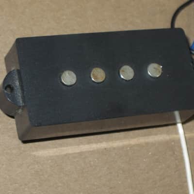 used relic'd (from real player's wear, use, & age) Fender Black Split-Coil Mexican Standard Precision Bass pickups, Alnico 5, 10.5k fully functional (silver screws included - also relic'd) from 1994 Fender Mexican Standard P Bass (Bass NOT included) image 16