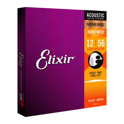 16077 Nanoweb 12/56 Light Medium Elixir image 6