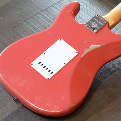 MINTY! 2020 Fender Limited Edition Custom Shop 1960 Stratocaster Relic Reissue Tahitian Coral + COA OHSC image 14