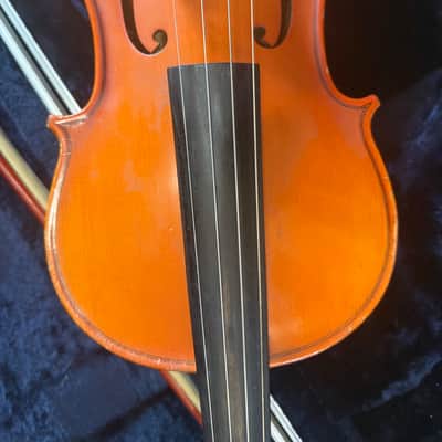 15" viola with case and bow. Made in Romania image 5