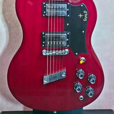 Guild Newark St. Collection S-100 Polara 2013 - 2021 - Cherry Red image 1
