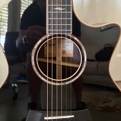 Taylor 814ce Blacktop 2023 - Black top, with Rosewood back and sides image 5