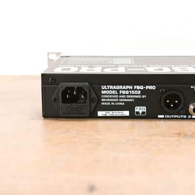 Behringer ULTRAGRAPH PRO FBQ1502 15-Band Stereo Graphic Equalizer CG014NH image 9