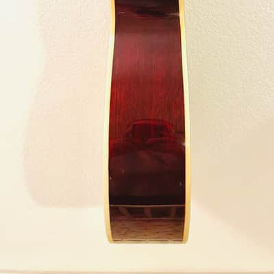 Washburn  F-10S Acoustic Folk Guitar Solid Spruce Top Mahogany Back Sides 2020 Natural/Cherry image 19