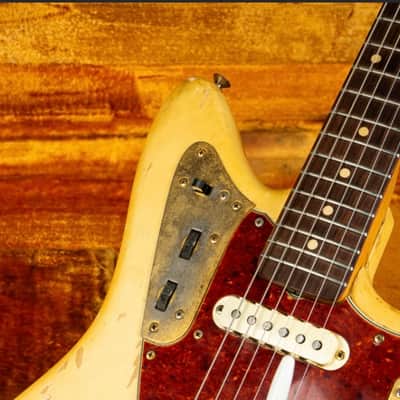 Fender Jaguar 1964 - Olympic White with Matching Headstock image 6