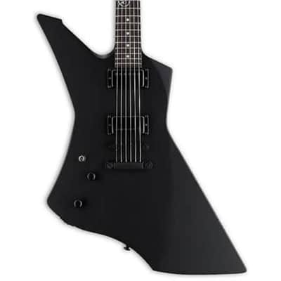 ESP LTD James Hetfield Signature Snakebyte Left-Handed Guitar w/ EMG JH Set Pickups & Hardshell Case - Black Satin image 1