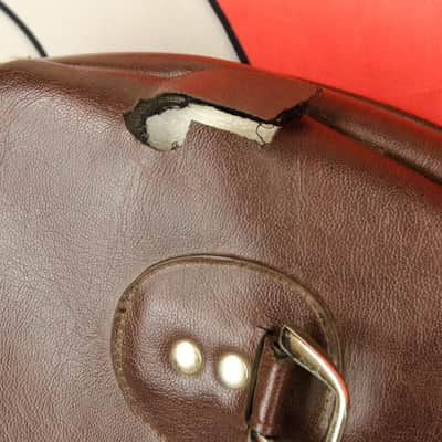 Used GSM Vinyl Electric Guitar Gig Bag, Fake Leather image 5