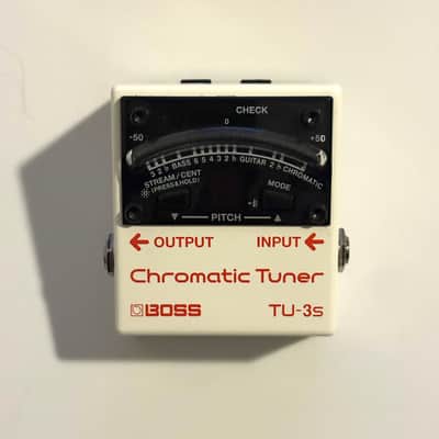 CLEAN!! Boss TU-3S Chromatic Tuner 2016 - Present - White image 2
