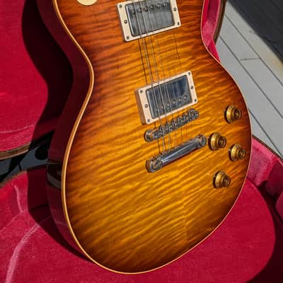 2025 Gibson Custom Shop PSL  '59 Les Paul Reissue - LPR9 - Ice Tea - No Pickguard image 2