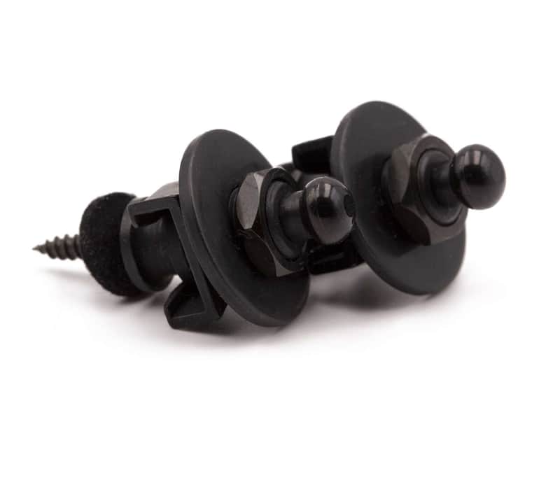 Tone Ninja Classic Schaller-style Straplock, pair (2), Black image 1